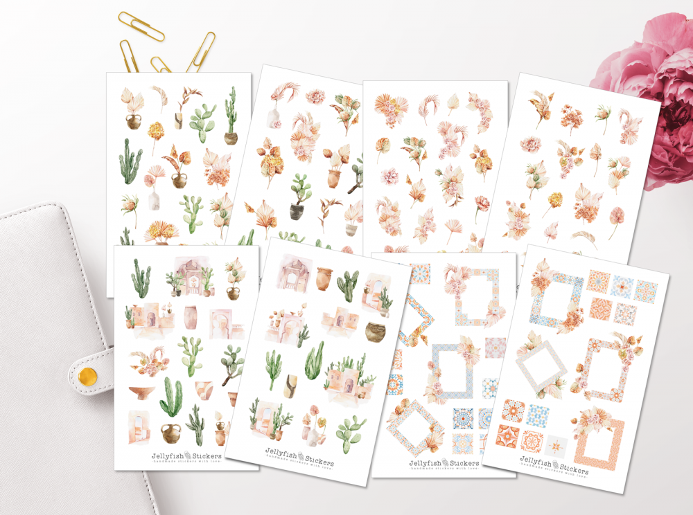 Urlaub Sticker Set